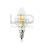 Ampoule led C35 candle filament  4w blanc chaud dimmable