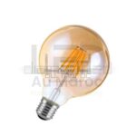 Ampoule led G95 filament 4w amber