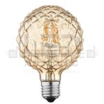 Ampoule led G95 durion filament 4w amber dimmable