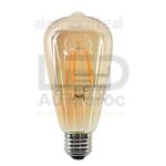 Ampoule led ST64 filament 4w Ambre