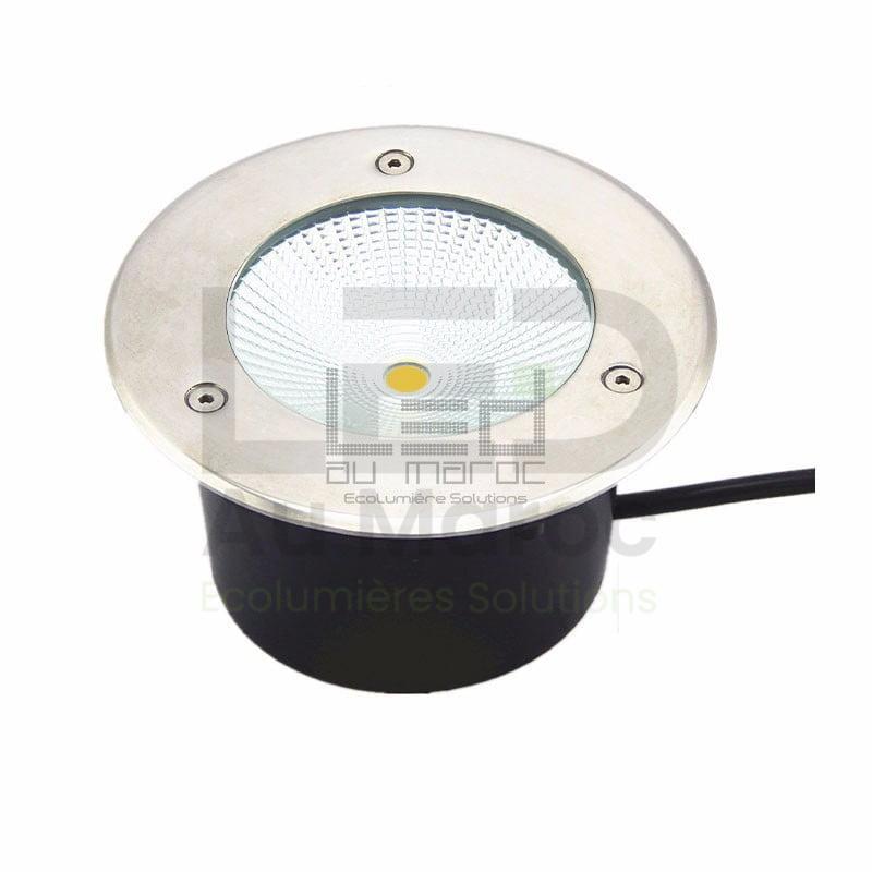 1 Spot sol 10W COB blanc chaud – Image 1