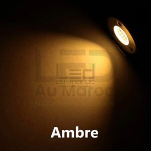 Spot sol 10W COB ambre – Image 3