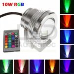 projecteur fontaine LED RGB 10W 12V