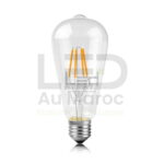 Ampoule led ST64 filament 4w Blanc chaud