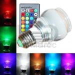 Ampoule LED Cristal 3w RGB Téte Lantern