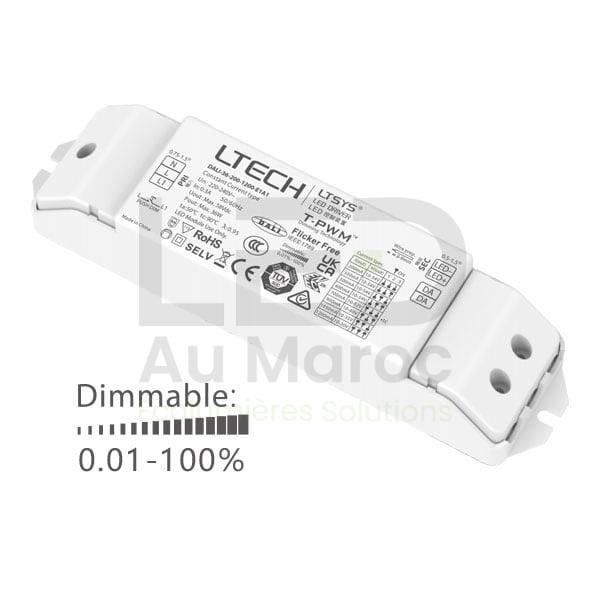 Transformateur 36W 200-1200mA E1A1  DALI Dimmable