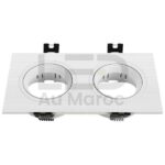 Support Spot Carré Double  ∅173x93x53mm 0785A