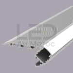 Profilé LED aluminium silver marches escaliers PR035
