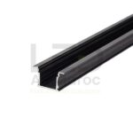 Profilé LED Aluminium Encastrable PR061 Noir