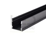 Profilé LED Aluminium Apparent PR067 Noir