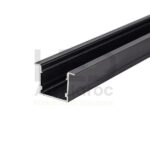 Profilé LED Aluminium Encastrable PR068 Noir