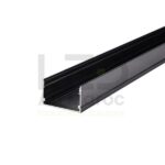 Profilé LED Aluminium Apparent PR069 Noir