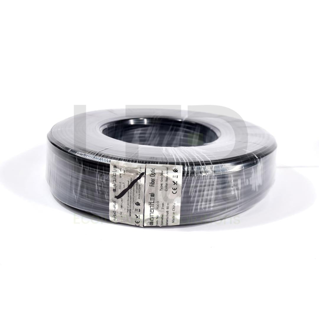 LAM-FO3-1 FIBRE OPTIQUE ETANCHE JACKET NOIR 3MM 150M – Image 1