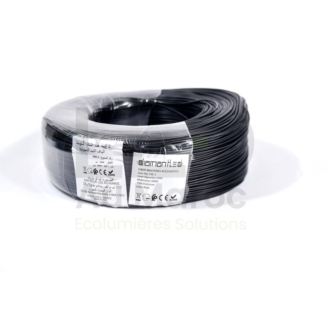 LAM-FOE1-1 FIBRE OPTIQUE ETANCHE JACKET NOIR 1MM 500M – Image 1