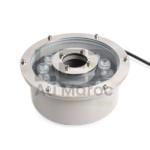 PROJECTEUR FONTAINE LED 12W APPARENT RGB DC 12/24V RF SS TEL