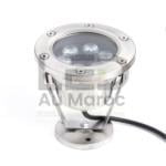 PROJECTEUR FONTAINE LED 6W APPARENT RGB DC12/24VRF SS TEL
