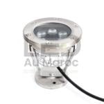 PROJECTEUR FONTAINE LED 6W APPARENT BLANC CHAUD DC24V RF