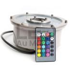 PROJECTEUR FONTAINE LED 9W RGB RF 12V/24 SS TEL