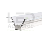 Profilé LED Aluminium PLATRE RETRAIT BLANC PR102