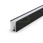 Profilé LED Aluminium ENCASTRE NOIR CG1 PR100