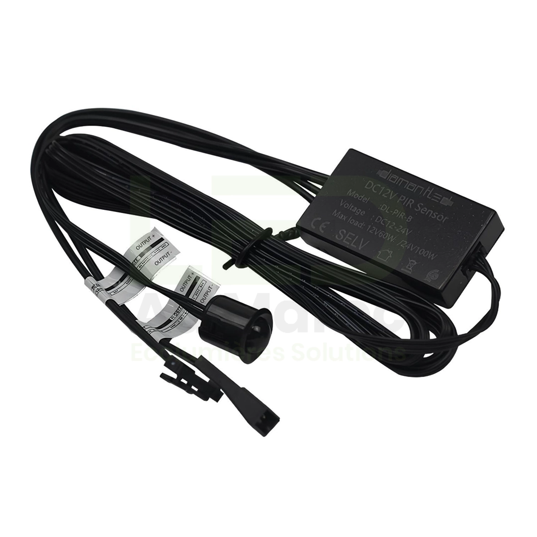 2 DETECTEUR DE MOUVEMENT INDUCTION CORP HUMAIN BLACK 12/24V – Image 1