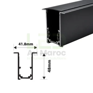 RAIL MAGNÉTIQUE ENCASTRE 2M / 3M – Image 2