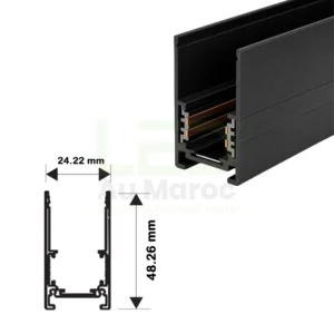 RAIL MAGNÉTIQUE APPARENT 2M / 3M – Image 2
