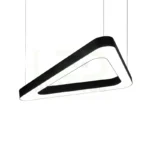 Découvrez notre luminaire LED en forme de triangle arrondi, idéal pour bureaux, commerces et habitations. Design moderne, haute qualité. Livraison au Maroc.