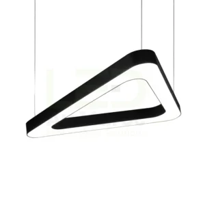 Découvrez notre luminaire LED en forme de triangle arrondi, idéal pour bureaux, commerces et habitations. Design moderne, haute qualité. Livraison au Maroc.