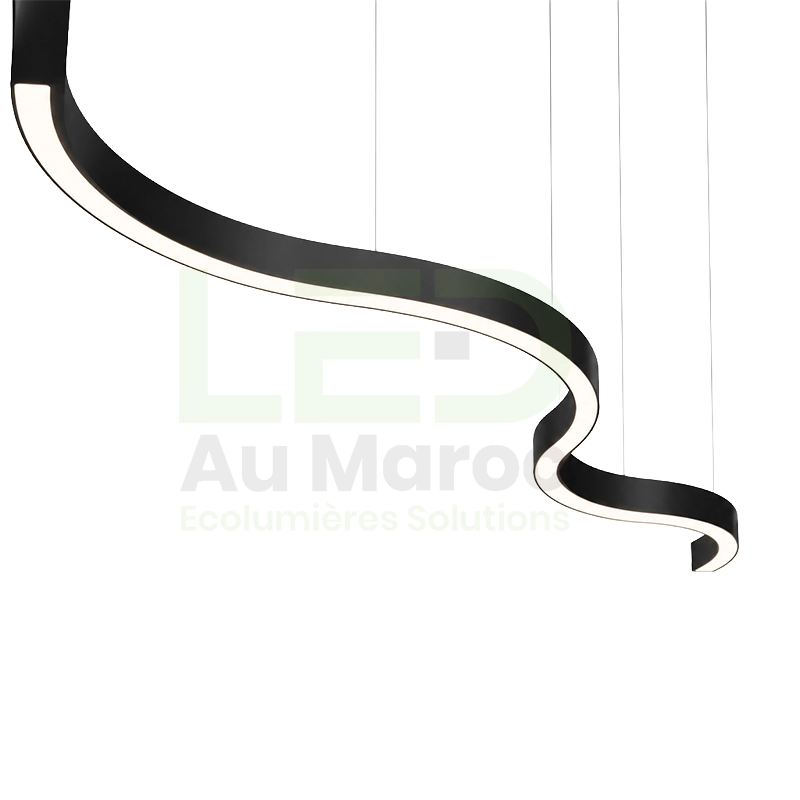 LAM-0 Luminaire LED en Forme Ondulée