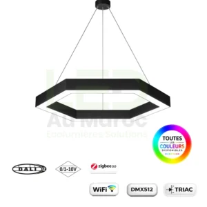 Luminaire LED Hexagonal – Image 2