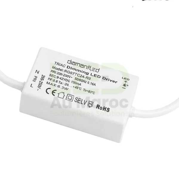 DRIVER TRIAC CONSTANT CURRENT DIMMABLE 6.3
