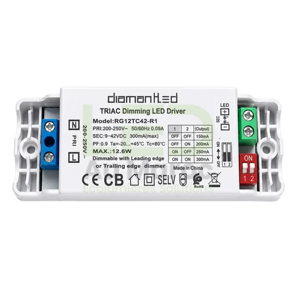 DRIVER TRIAC CONSTANT CURRENT DIMMABLE 12.6W