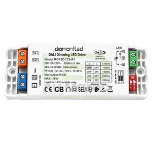 DRIVER DALI+PUSH DIMMABLE 18W 40-72V