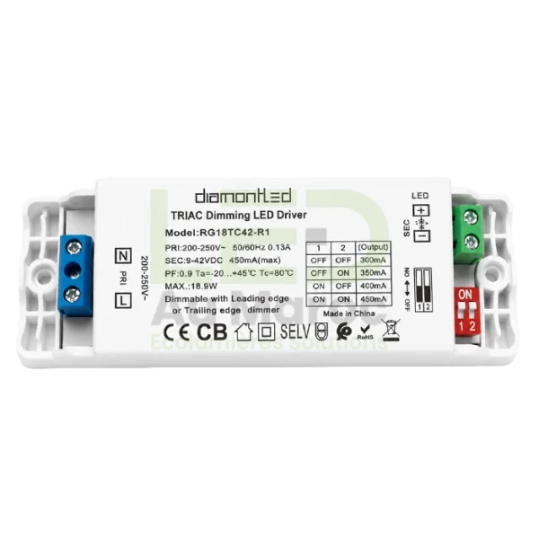 DRIVER TRIAC CONSTANT CURRENT DIMMABLE 18.9W