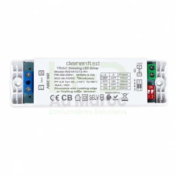 DRIVER TRIAC CONSTANT CURRENT DIMMABLE 18W