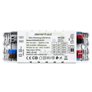 DRIVER DALI+PUSH DIMMABLE 25.2W 9-42V