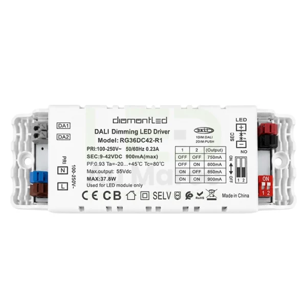 DRIVER DALI+PUSH DIMMABLE 37.8W 9-42V