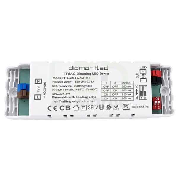 DRIVER TRIAC CONSTANT CURRENT DIMMABLE 37.8W