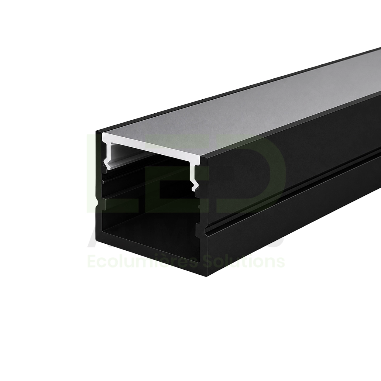 1 Profilé LED Aluminium PL-PR121 3M Noir