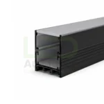 Profilé LED Aluminium APPARENT 3M 35x35 mm PL-PR106 Noir