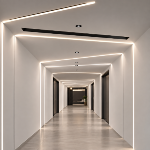 Profilé LED Aluminium APPARENT PR095 Noir – Image 4