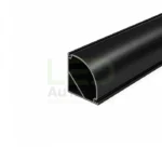 Profilé LED aluminium apparent PR006 Noir