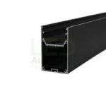 Profilé LED Aluminium Suspendu ou Apparent PR057 Noir