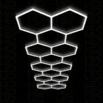 Hexagone LED Lights –14 Line Grid
