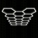Hexagone LED Lights –17 Grid