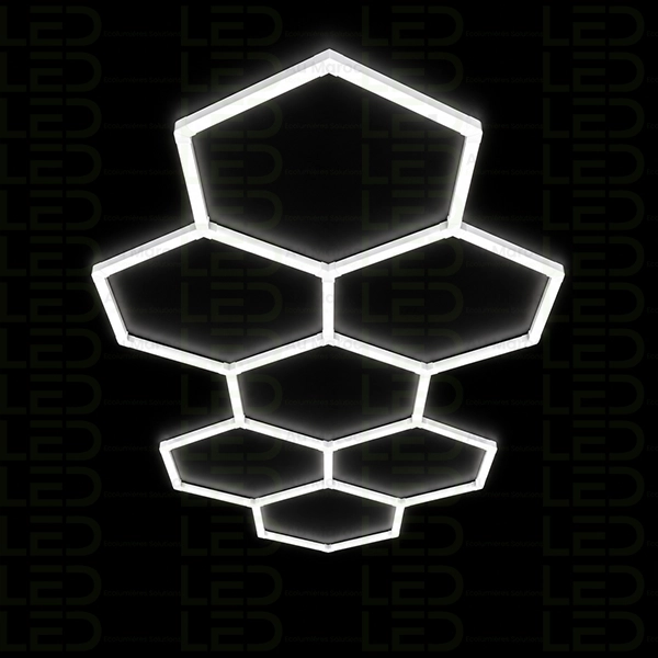Hexagone LED Lights –7 Grid