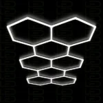 Hexagone LED Lights –8 Line Grid