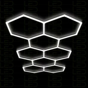 Hexagone LED Lights –8 Line Grid