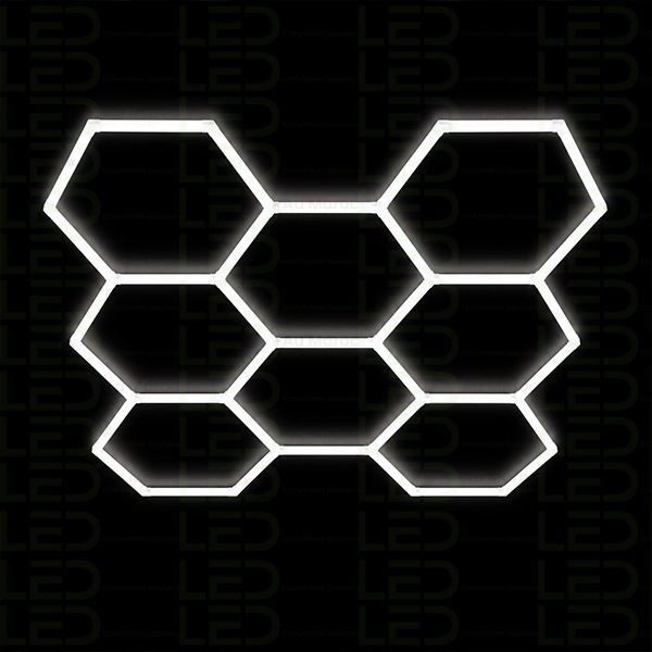 Hexagone LED Lights –8 Grid